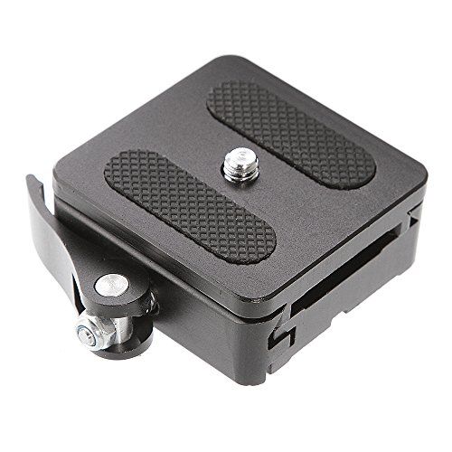 Hersmay P50 Camera Quick Release Clamp with Quick Release Plate and Mounting Screw for Tripod Ball Head Arca Swiss Compatible