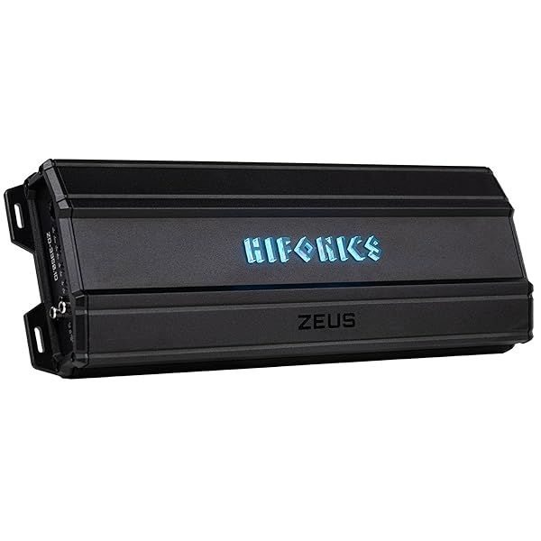 Hifonics Zeus Delta 3,350 Watt Compact Mono Block Nickel Plated Mobile Car Audio Amplifier with Auto Turn On Feature, ZD-3350.1D, Black