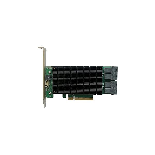 HighPoint Technologies RocketRAID 2840C PCIe 3.0 x8 16-Port 6Gb/s SAS SATA RAID Controller for High Performance Storage Solutions