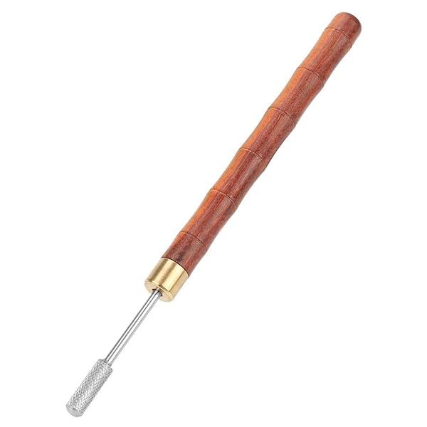Hilitand Leather Dye Pen & 160mm Paint Roller - DIY Leather Craft Tool for Perfect Finishes (Brown)