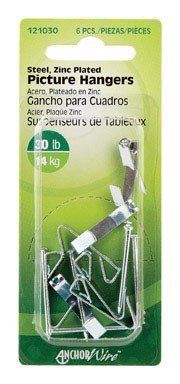 Buy Hillman Picture Hanger 30 Lb Carded - Durable Wall Hanging Solution for Art & Frames