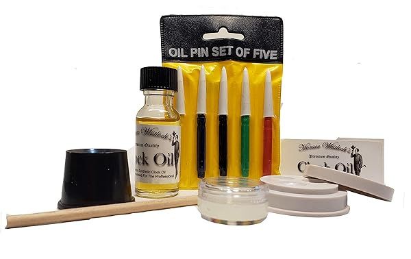 Horace Whitlock's Clock Oil Kit: Complete Cleaning & Oiling Solution with Easy Step-by-Step Guide