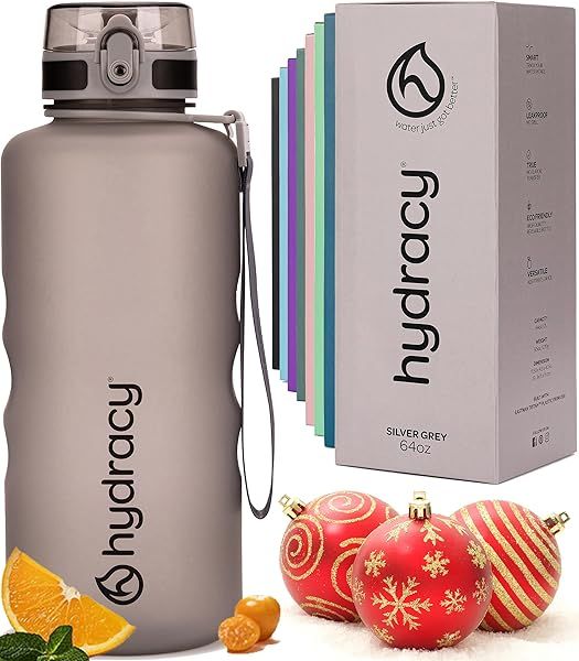 Hydracy 2L Water Bottle: BPA-Free, Leakproof, Motivational Timeline & Durable Design for Healthy Hydration