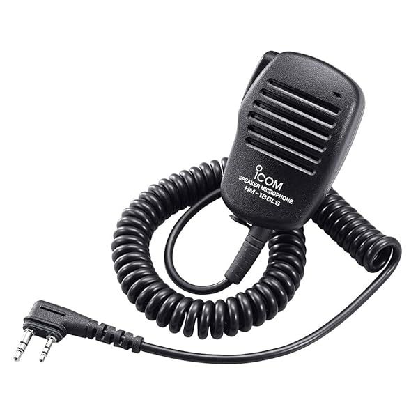 ICOM HM-186LS Small Speaker Microphone: Compact, High-Quality Audio for Clear Communication