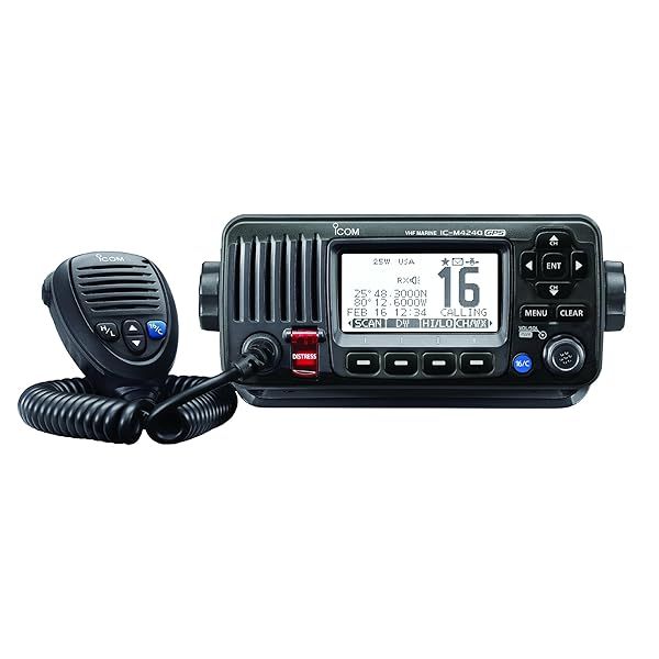 ICOM M424G 21 Fixed Mount VHF Radio with GPS - Reliable Marine Communication