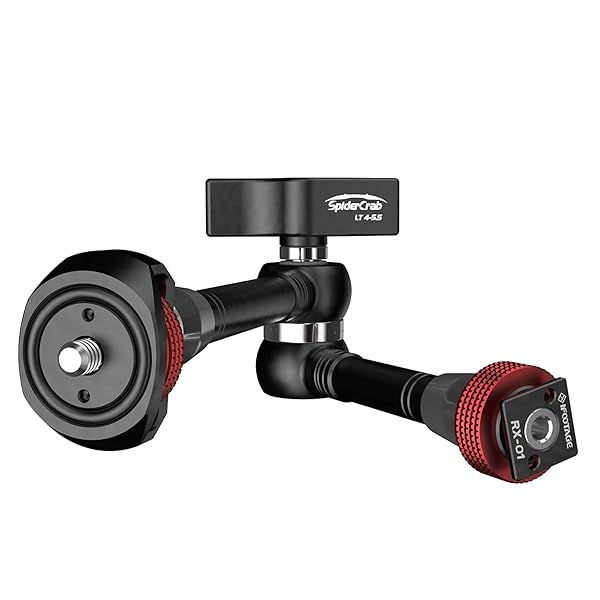 IFOOTAGE 9.5 Inches Adjustable Magic Arm with Shoe Mount and 1/4 Inch Tripod Screw for LCD Monitors and LED Lights