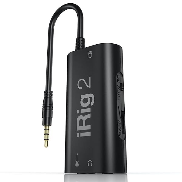 IK Multimedia iRig 2: Lightweight Portable Guitar Audio Interface for iPhone & iPad