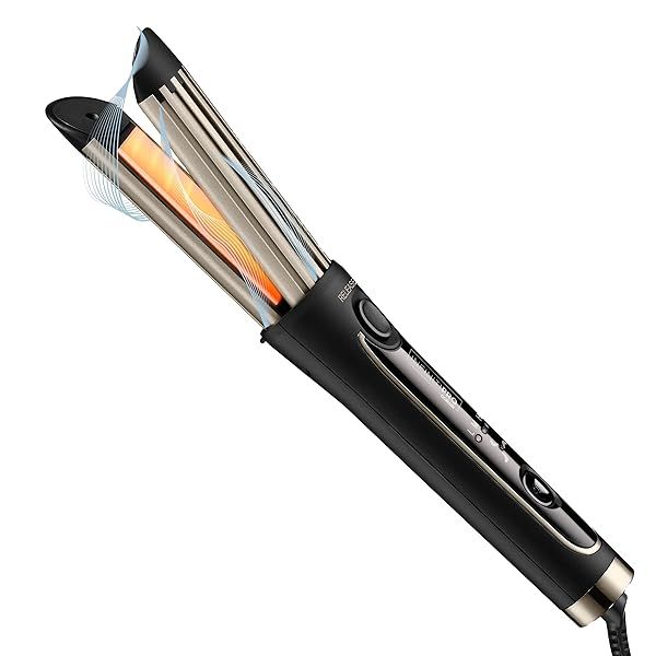 INFINITIPRO BY CONAIR Cool Air Curling Iron: Damage-Free Curls & Waves for Effortless Style