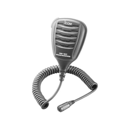 Icom HM-167 Waterproof Speaker Mic: Durable, High-Quality Communication Accessory