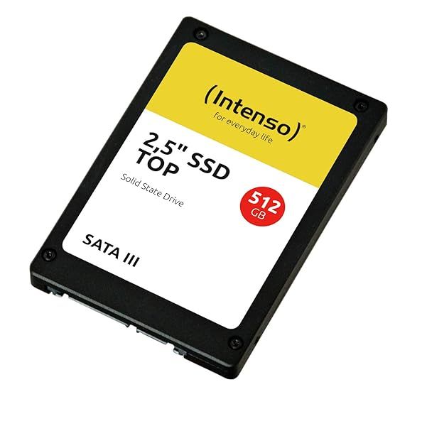 Intenso 2.5-Inch 512GB SATA III SSD - High Performance Solid State Drive for Fast Storage Upgrade