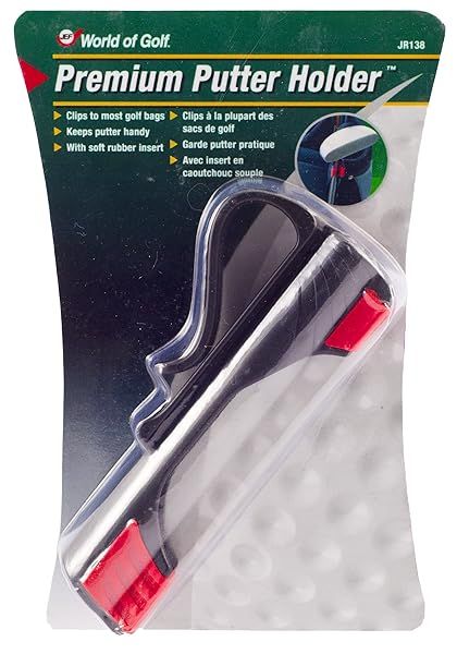 JEF World of Golf JR138 Premium Black Putter Holder - Durable & Stylish Golf Accessory