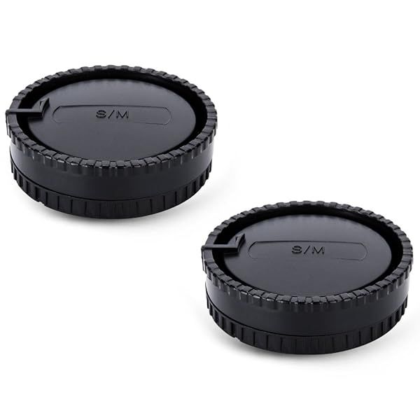 JJC 2-Pack Body Cap & Rear Lens Cover Kit for Sony Alpha A-Mount DSLRs - Protect Your A77II, A99II & More!