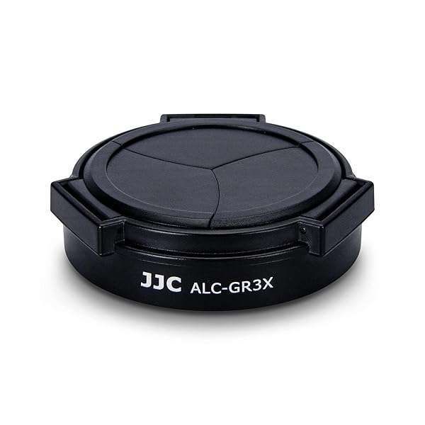 JJC Auto Open/Close Lens Cap for Ricoh GR IIIx - Dustproof, Anti-Scratch Protection