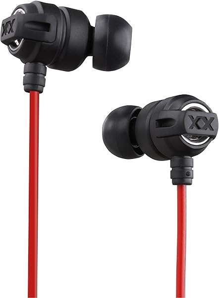 JVC HAFX1X Xtreme-Xplosivs Headphones in Black & Red - Superior Sound Quality & Comfort