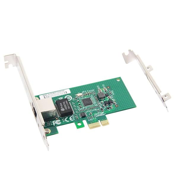 Jeirdus Intel I210-T1 Gigabit Network Adapter: Single RJ45 Copper Port, PCI-E X1 NIC