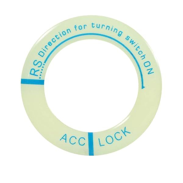 Buy KIMISS Luminous Ignition Switch Decoration Ring for Cars & Motorcycles - Universal Blue Key Ring Cover Trim