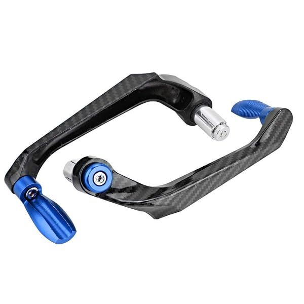 Buy KIMISS 7/8in CNC Aluminum Brake Clutch Lever Hand Guard for Motorcycles & Scooters - Blue