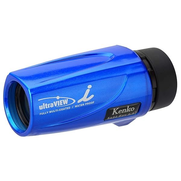 Kenko 320013 Ultra View I Monocular 8x21 - Fully Waterproof & Multi-Coated for Clear Viewing