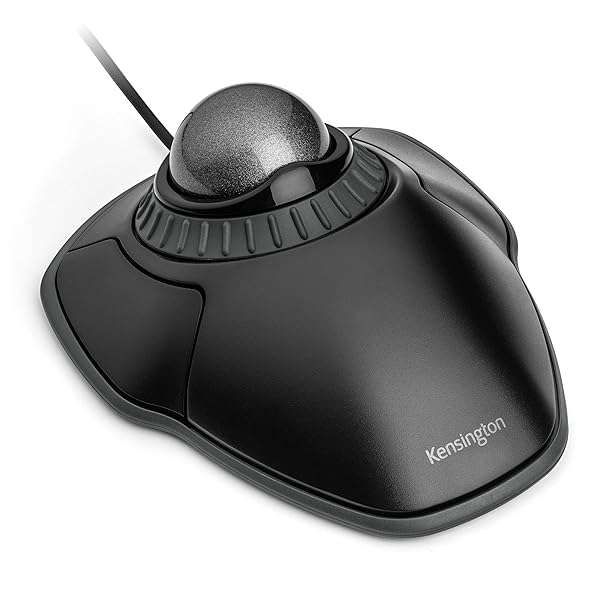 Buy Kensington Orbit Trackball Mouse K75327WW - Black-Grey with Scroll Ring for Effortless Navigation