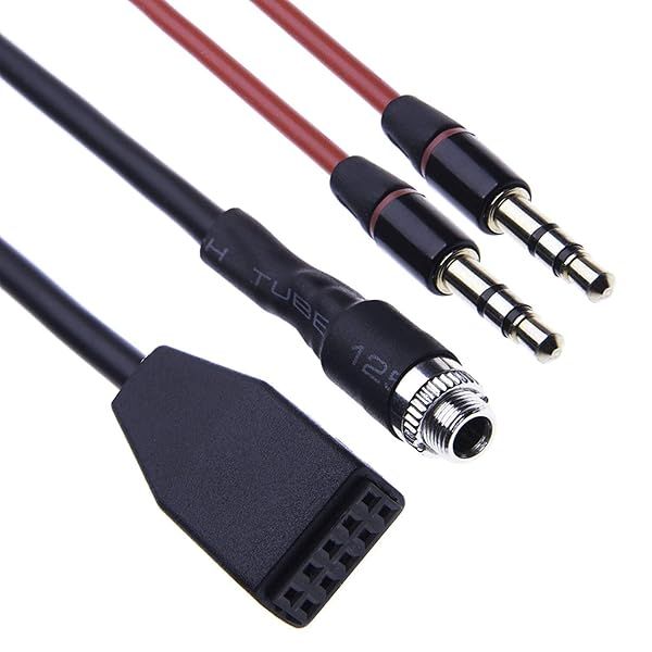Keple BMW Aux Input Mounting Kit with 3.5mm Male Aux Cable 1m for E46 Models 320i 320ci 323i 325i 328i