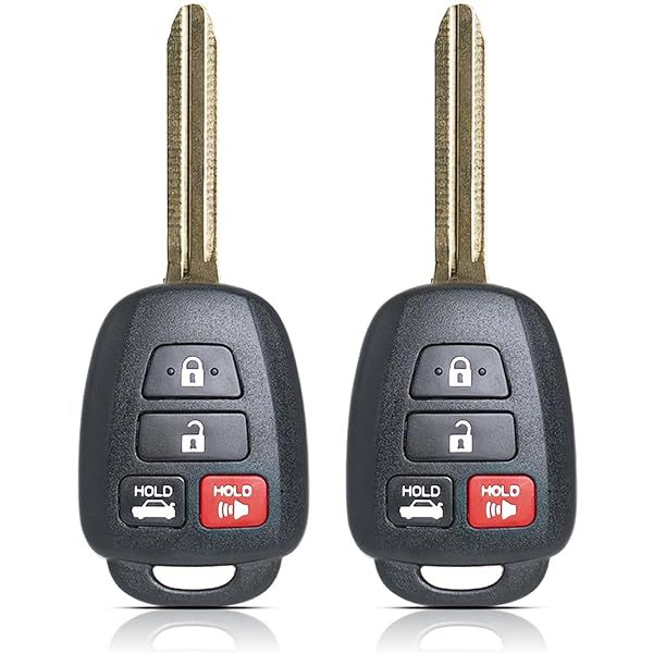 MechanMagic Key Fob Remote Replacement Fits for Toyota Corolla 2014-2019 Camry 2014-2017 Tacoma 2016-2018 HYQ12BDM Keyless Entry Remote Control
