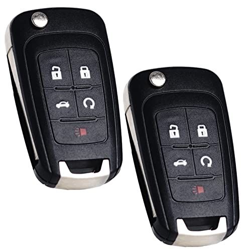 Key Fob Replacement for Chevy & GMC: 2010-2021 Keyless Entry Remote Control - Pack of 2