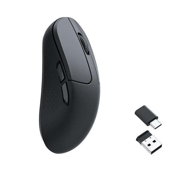 Keychron M3 Mini Wireless Optical Mouse: Bluetooth 5.1, 26,000 DPI, Ergonomic Design for Gaming on Windows, Mac & Linux