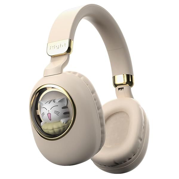 Kids Bluetooth Headphones Wired with Microphone for School - Wireless Boy Girls Noise Cancelling Over Ear Bluetooth Headphones Lightweight Children