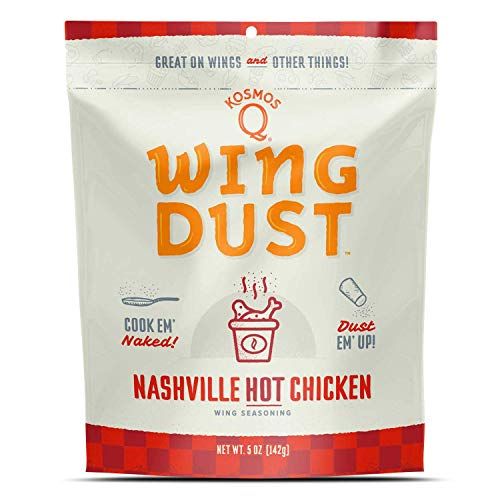 Kosmos Q Nashville Hot Wing Dust - 5oz Dry BBQ Rub Spice for Flavorful Wings