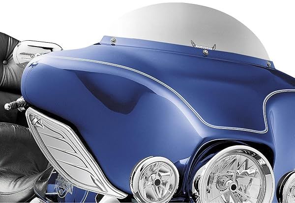 Upgrade Your Ride: Kuryakyn 1108 Dragon Wing Air Deflectors for 1996-2013 Harley-Davidson - Dark Smoke Finish