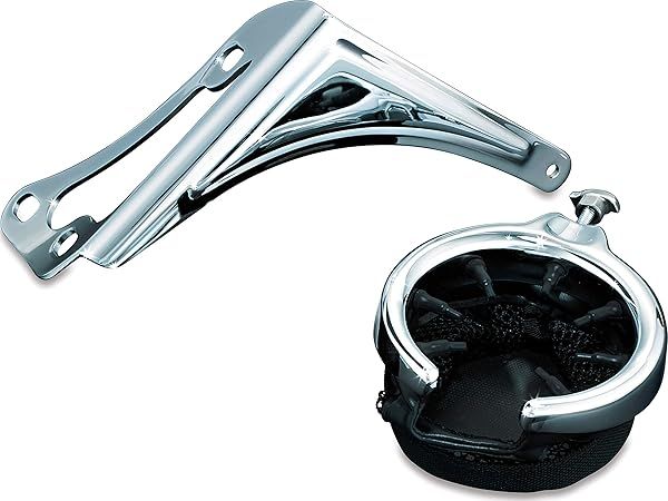 Shop Kuryakyn 1482 Chrome Cup Holder for 1998-2013 Harley-Davidson Motorcycles - Right Side Passenger Drink Accessory