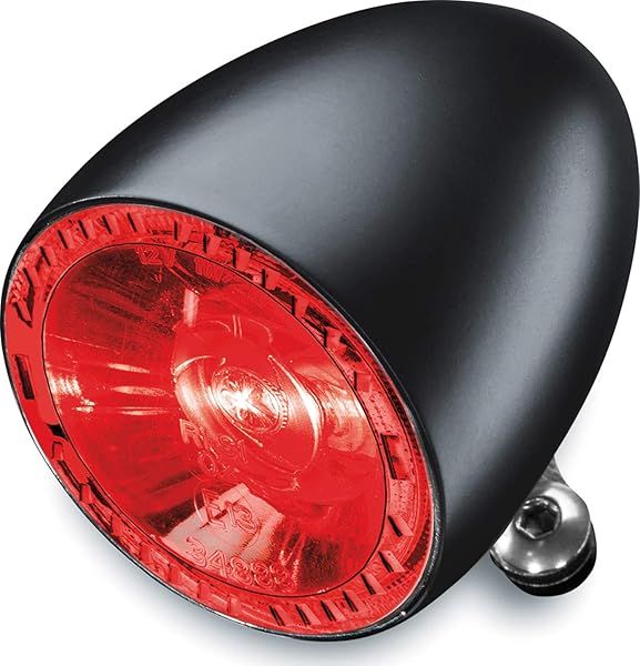 Kuryakyn 2861 Kellermann Bullet 1000 RB: Rear LED Turn Signal Light in Satin Black - Enhance Your Motorcycle Lighting