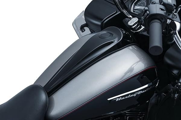 Upgrade Your Harley: Kuryakyn 5689 Smooth Dash Console by Jim Nasi for 2008-16 Models - Gloss Black Accent Accessory