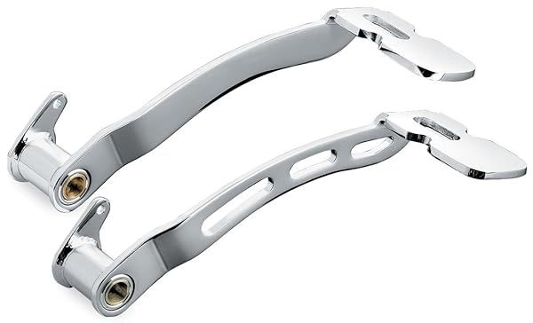 Kuryakyn 9061 Extended Brake Pedal for 1987-2017 Harley Davidson Motorcycles Chrome Finish