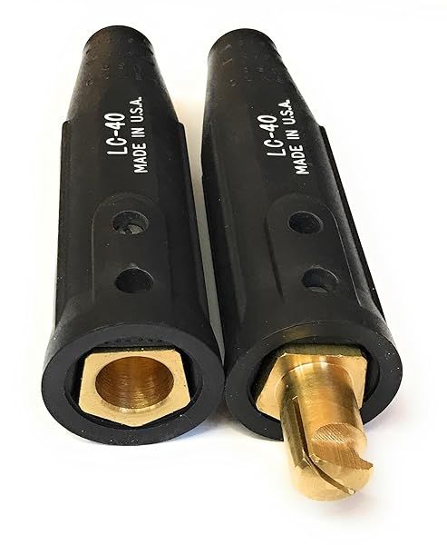 LC40 Weldmark Lenco Cable Connector Set Male and Female for Reliable Electrical Connections