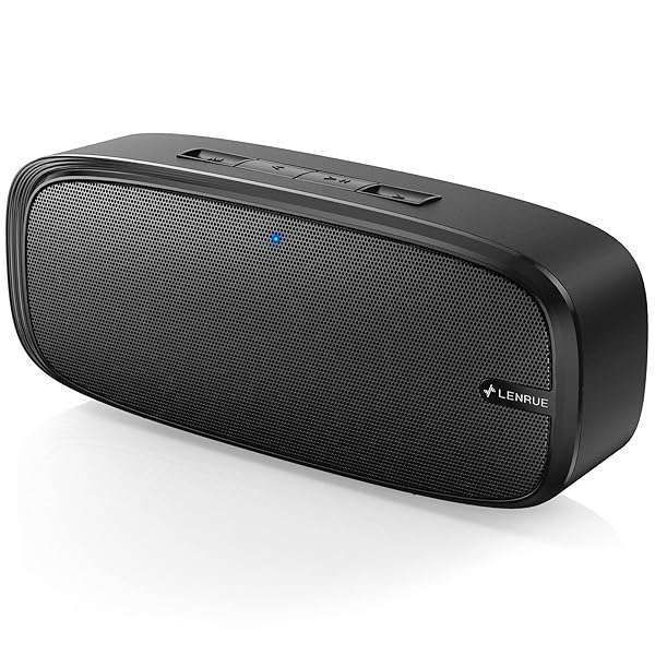 LENRUE Bluetooth Speaker: Portable Wireless Sound with Rich Bass & 12-Hour Playtime for iPhone & Samsung