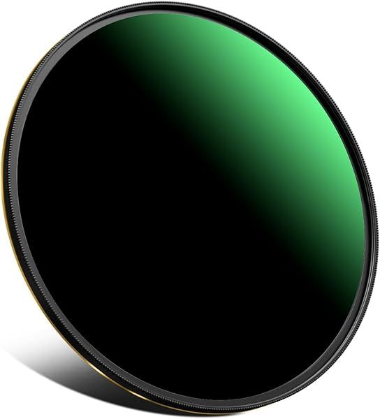 LENSKINS 72mm ND 1000 Filter 10 Stop Neutral Density for Camera Lenses Multi-Resistant Coated German Optics Weather-Seal with Lens Cloth