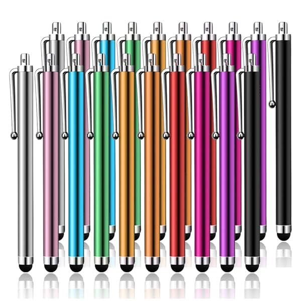 LIBERRWAY 20 Pack Stylus Pen for Universal Touch Screen Capacitive Devices