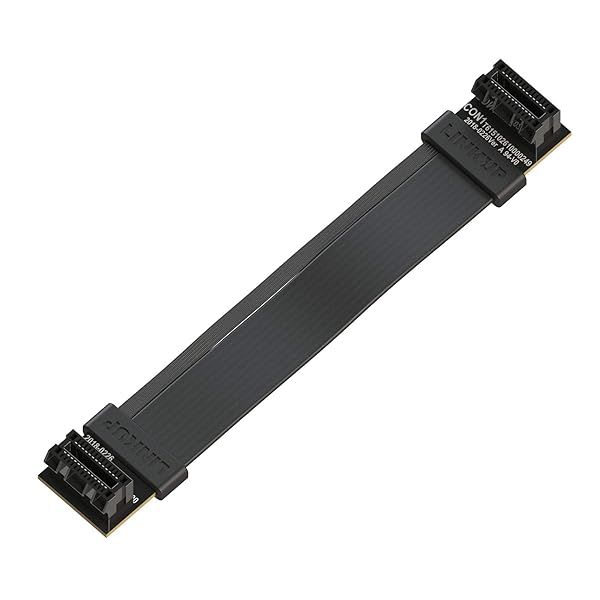 LINKUP 16cm Flexible SLI Bridge Cable for NVIDIA GPUs - High-Speed, Premium Shielding, 85 Ohm Design