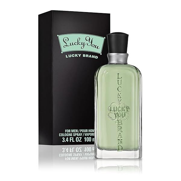 Shop Lucky You Cologne Spray for Men - Perfect Valentine's Day Gift with Bamboo Notes, 3.4 Fl Oz