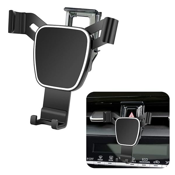 LUNQIN Car Phone Holder for 2020-2024 Toyota Corolla and Corolla Cross Auto Accessories Navigation Bracket Mobile Cell Phone Mount