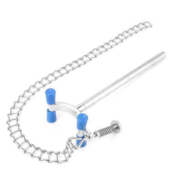 Buy Akozon Stainless Steel Lab Chain Clamp for 80-150mm Beakers & Flasks - Durable Chemical Equipment Clip