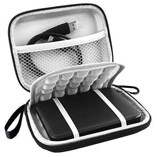 Buy Lacdo Hard Drive Carrying Case for WD Elements & My Passport - Portable Storage Bag for 1TB to 6TB HDDs