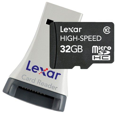 Buy Lexar 32GB High-Speed MicroSDHC Card with Reader - Fast Storage Solution
