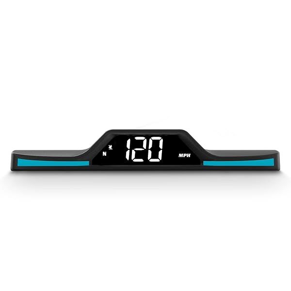 Liiiyuan G15 Heads Up Display Digital GPS Speedometer with Fatigue Driving Alarm and Speed Alarm USB Plug and Play for All Cars