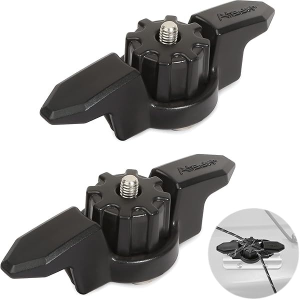 Line Cleat for Kayak Track Mount 2 Pcs Black Kayak Anchor Cleat Rail Mount Accessories