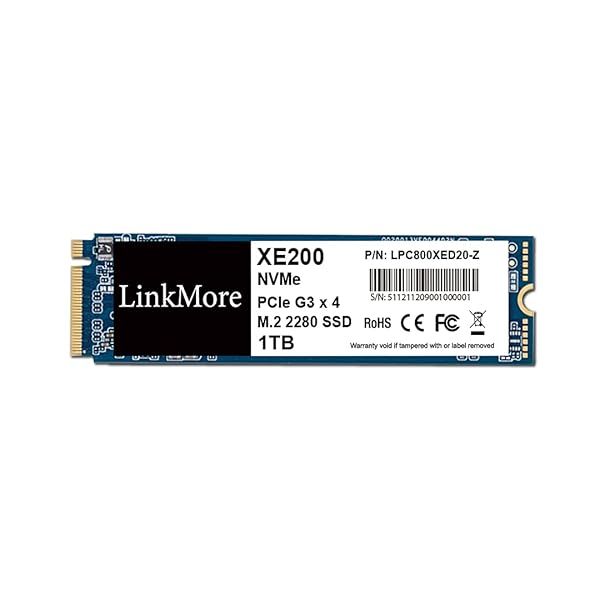 LinkMore XE200 1TB NVMe M.2 SSD: 2500MB/s Speed for Laptops & PCs - Upgrade Your Storage!