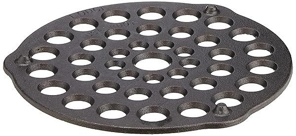Buy Lodge L8DOT3 Cast Iron Meat Rack/Trivet - Pre-Seasoned 8-Inch Black for Perfect Cooking