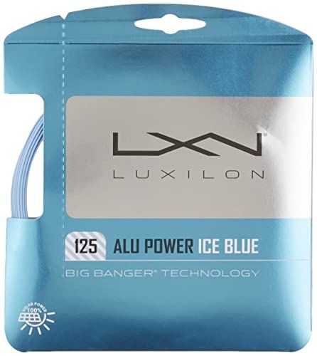 Luxilon ALU Power 125 Tennis String Set - Ice Blue | Premium Performance & Durability