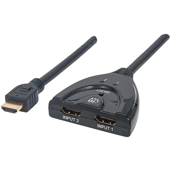 Buy MANHATTAN 2-Port HDMI Switch: Seamless Device Switching & High-Quality Performance